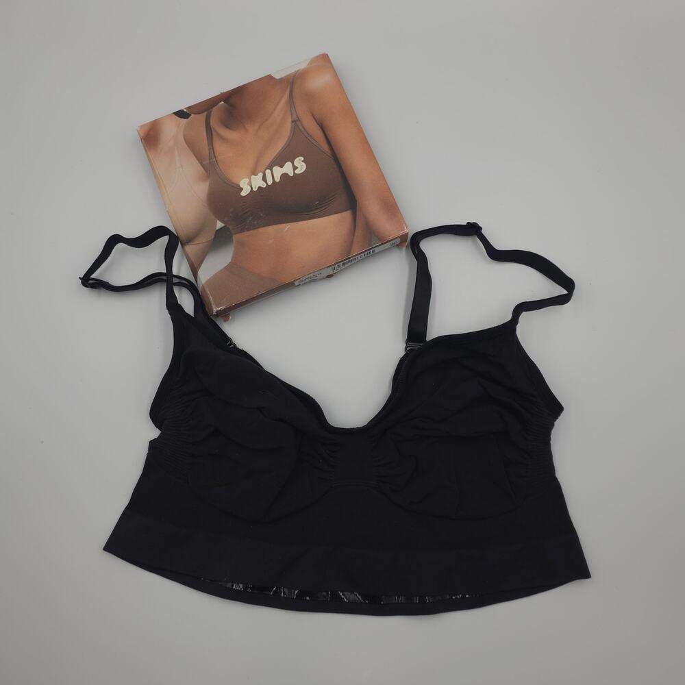 SKIMS Seamless Sculpting Bralette in Black Size 4X/5X